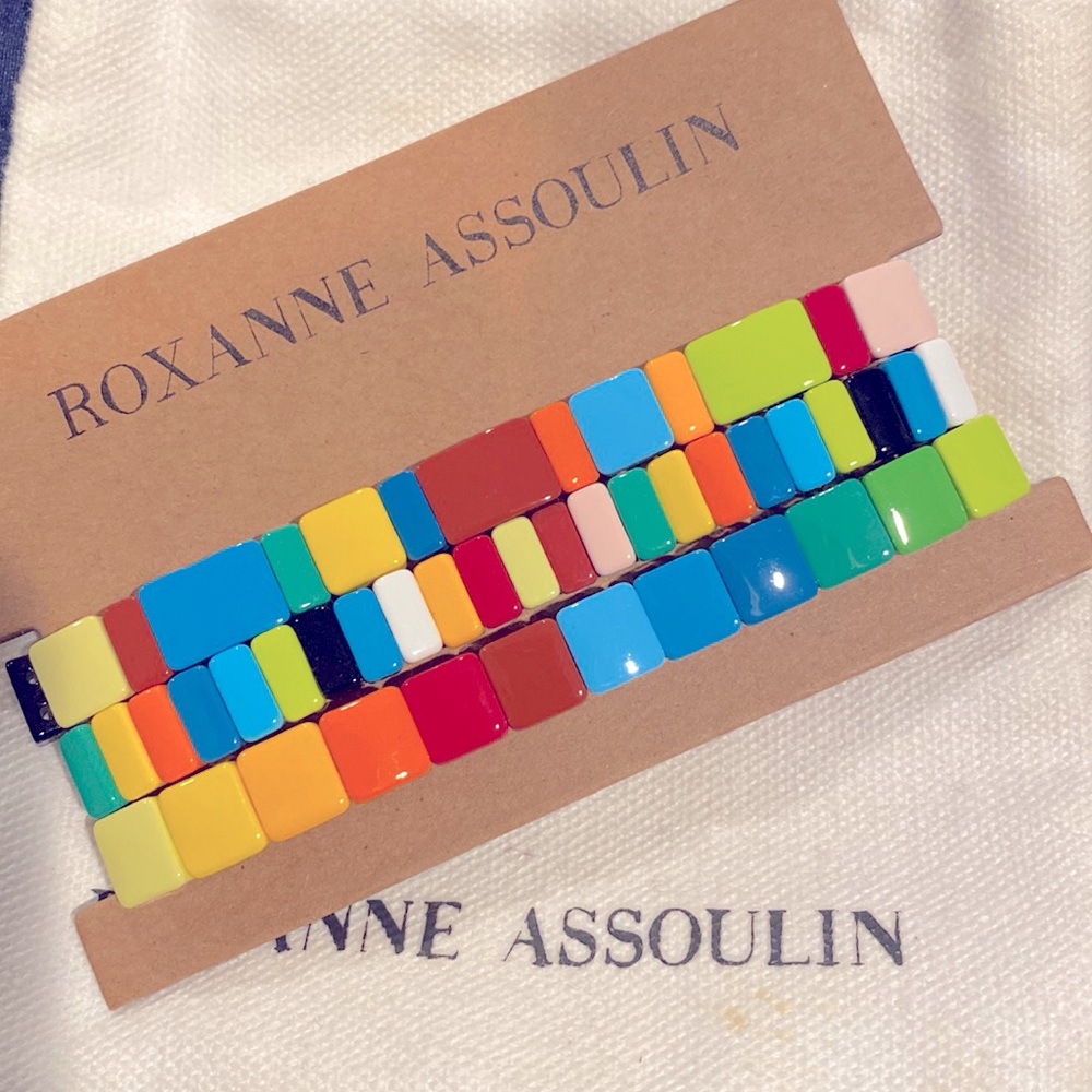 Roxanne Assoulin Rainbow Brite set of 3 bracelets